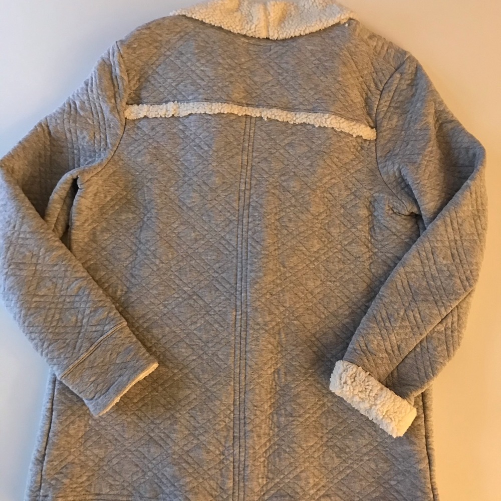 Like New LL Bean Jersey Open Front Jacket - Picture 6 of 8